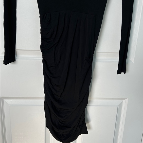 NWT Rag & Bone Holly Drape Mini Dress Black | Rag & Bone Black Dress | LBD - Picture 15 of 15